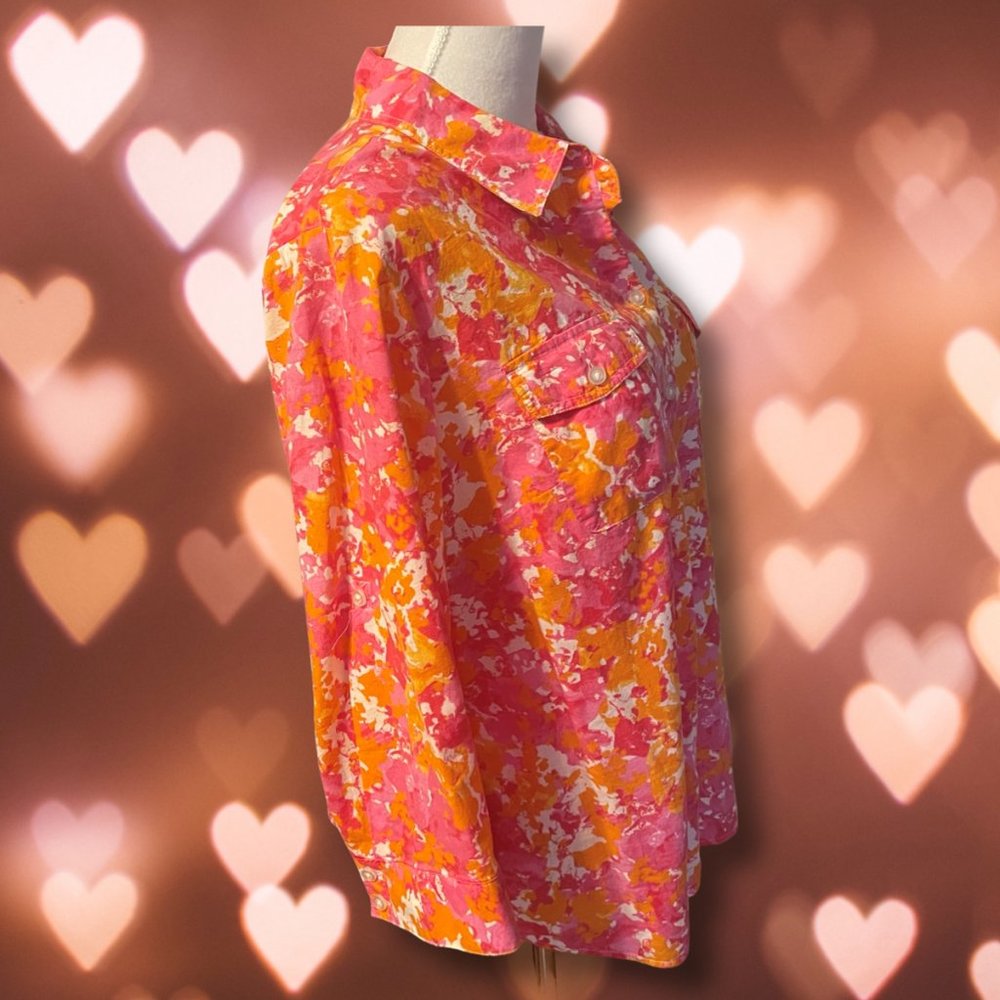 Croft & Barrow Women's 3/4 sleeve XL Blouse